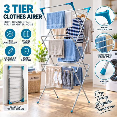 Tier clothes dryer - 3,