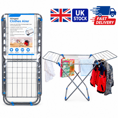 18m winged clothes airer - winged,