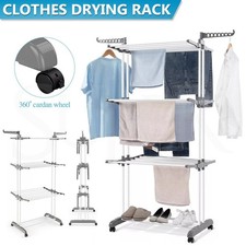 4 Tier Folding Clothes Airer -