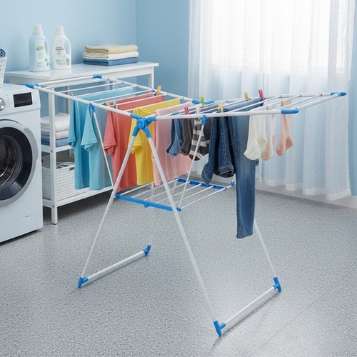 Foldable clothes airer dryer - foldable,