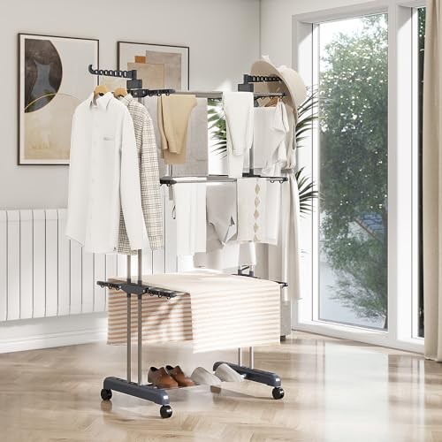 Tier foldable clothes horse - foldable,