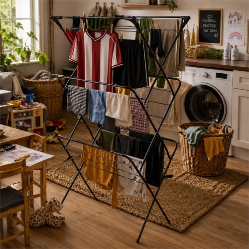 Foldable clothes airer metal - airer,
