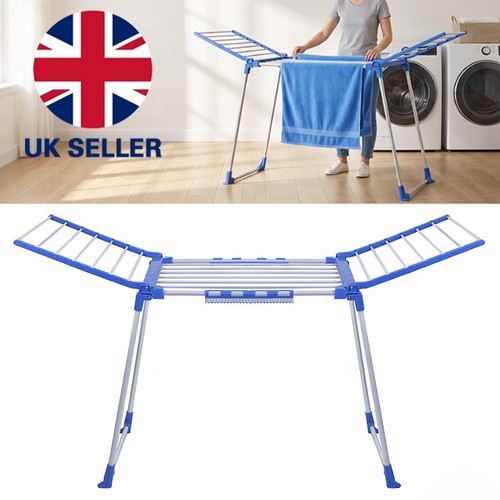 Winged folding clothes airer - winged,