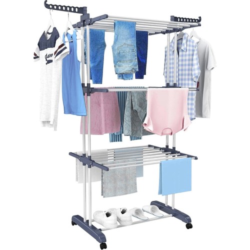 Tier clothes airer foldable - airer,