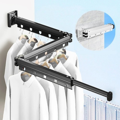 Clothes drying rack wall - clothes,
