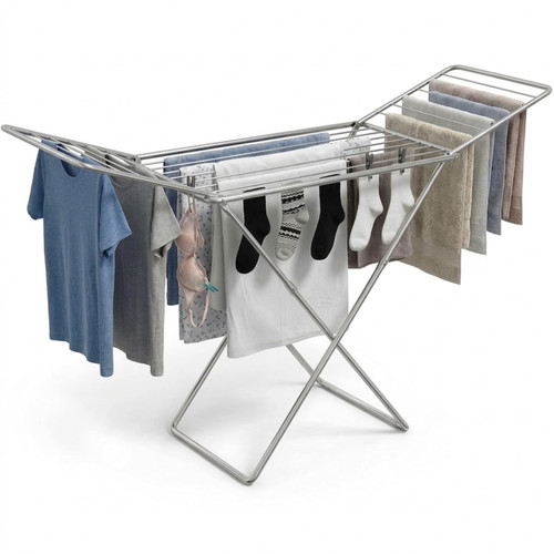 Foldable clothes airer - clothes,
