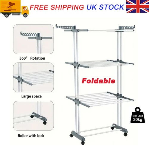 Tier foldable clothes airer - 4,