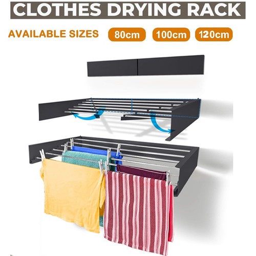 Clothes drying rack wall - clothes,