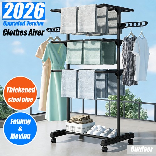Tier foldable clothes airer - 4,