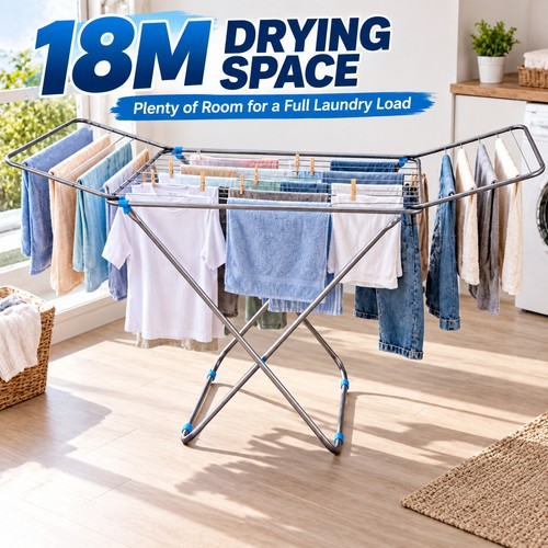 Gull wing clothes airer 18m - wing,