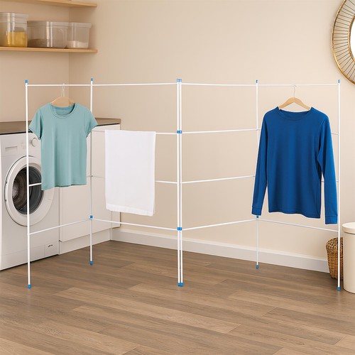 Fold airer clothes drying - 4,