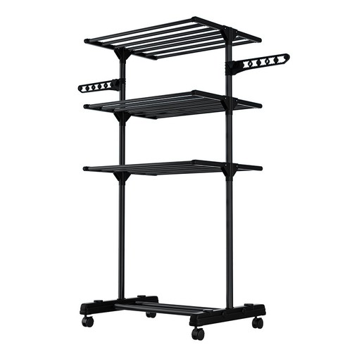 Tier foldable clothes airer - clothes,