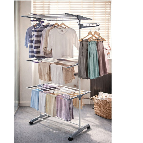 Tier foldable clothes - clothes, airer