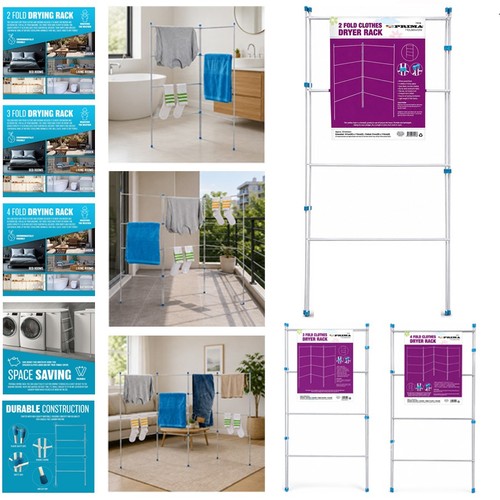 Fold clothes dryer airer - 2, 4