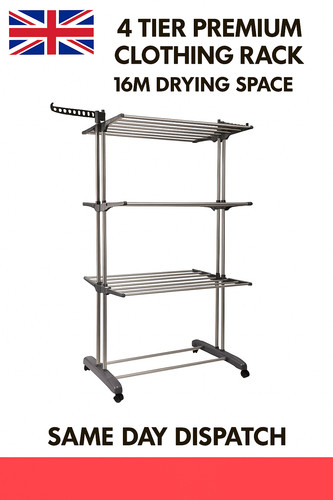 Tier foldable clothes airer - 4,