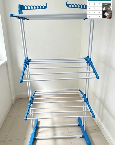 Tier foldable clothes - 3-tier, drying