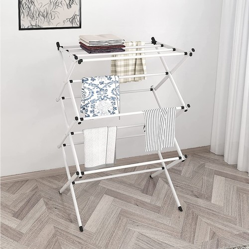 Tier foldable clothes airer - clothes,