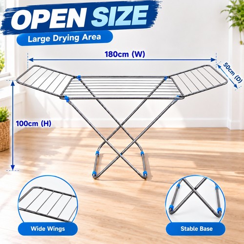 Airer winged laundry clothes - laundry,